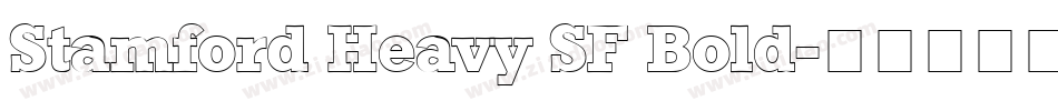 Stamford Heavy SF Bold字体转换